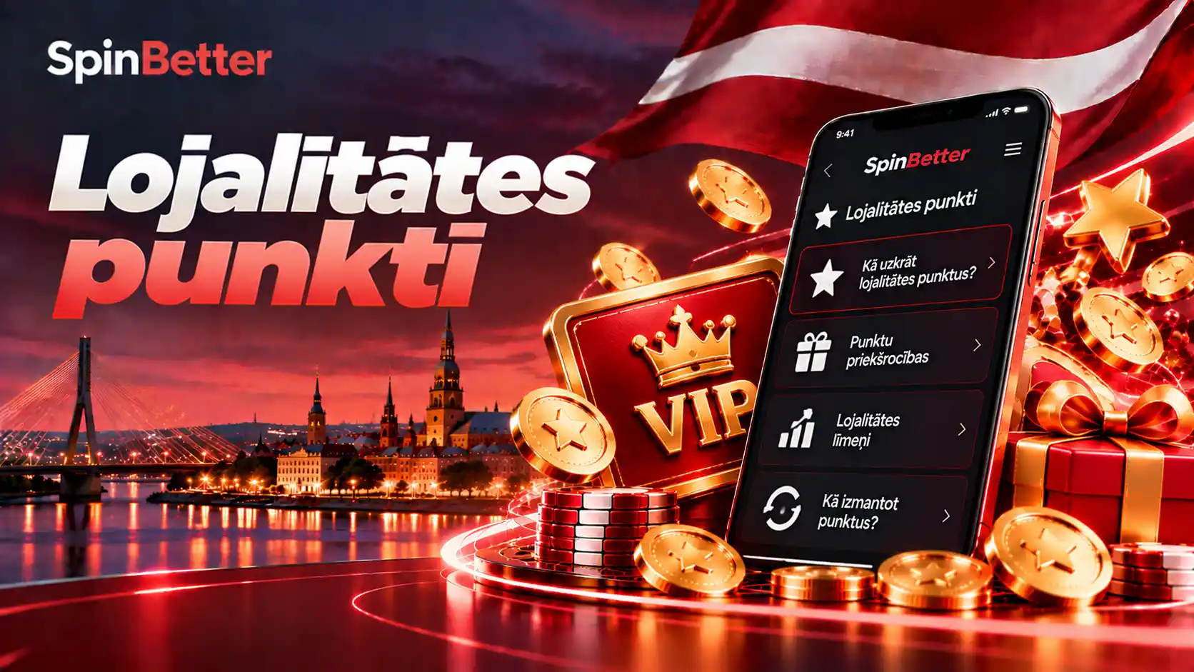 Lojalitātes punkti: zelta žetoni, VIP kronis un līmeņu saraksts telefona ekrānā